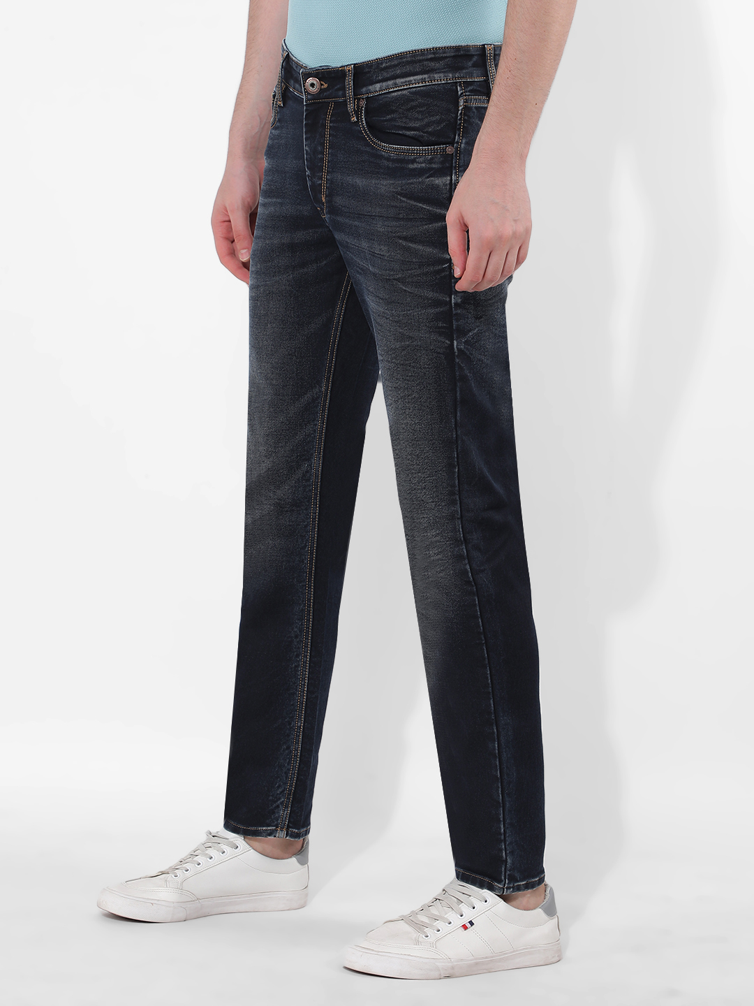 Numero Uno Men Solid Black Jeans